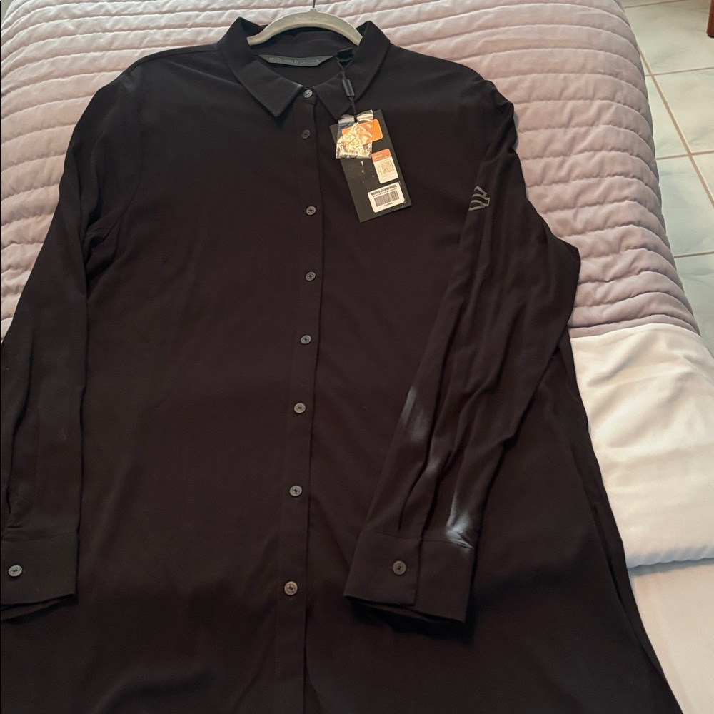 HARLEY DAVIDSON Black Button-Up Shirt
